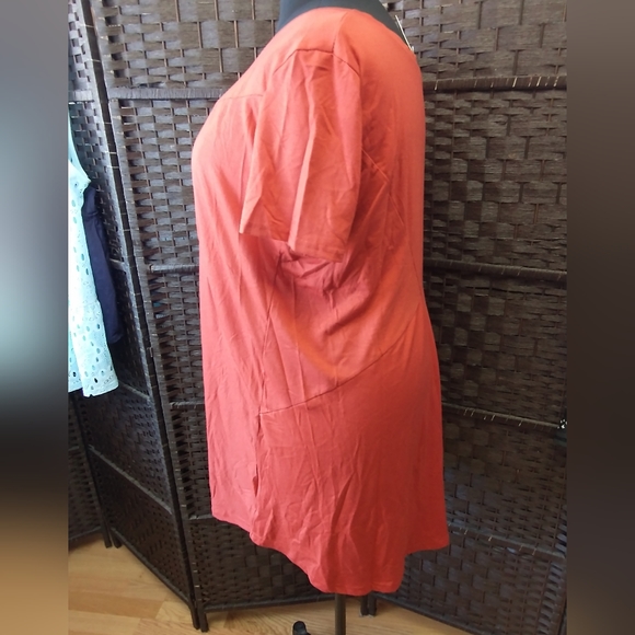 Sz 16 NWT MEASOR Pumpkin Spice Oversized Swing Dress - Picture 11 of 12